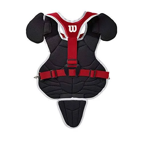 Wilson C1K NOCSAE Intermediate Chest PROTECTOR - Scarlet