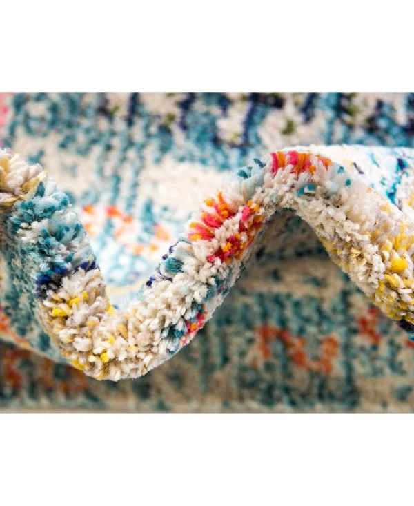 Unique Loom Monterey Pochteca Area Rug - 5& x 8& - Multi