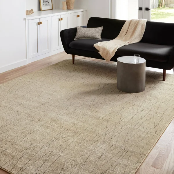 Alexander Home Bradford Modern Pendulum Area Rug - 6&-7x22 x 9&-7x22 - Beige, Pepper