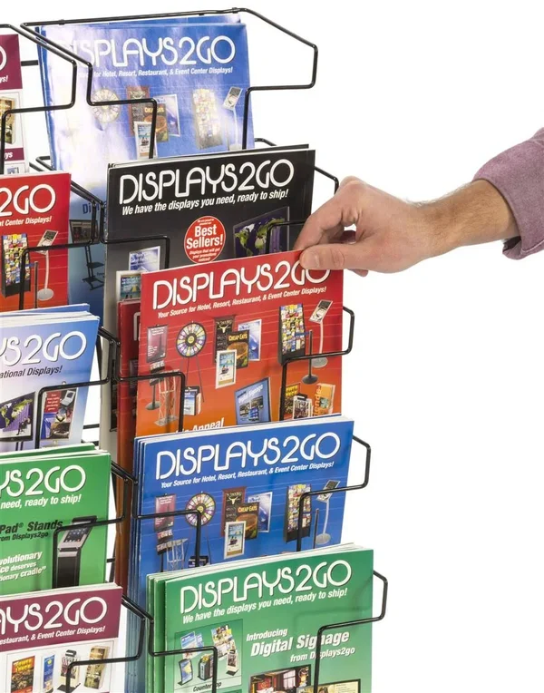Metal Wire Magazine Holder for Countertops