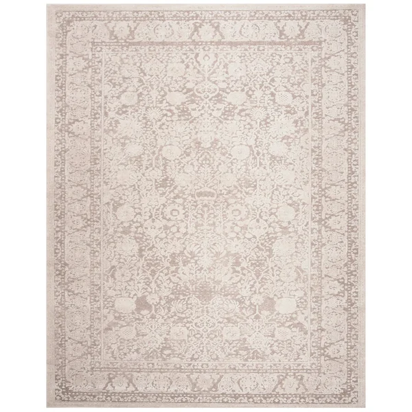 Safavieh RFT663C Reflection Light Grey - Cream Area Rug - 3& x 5&