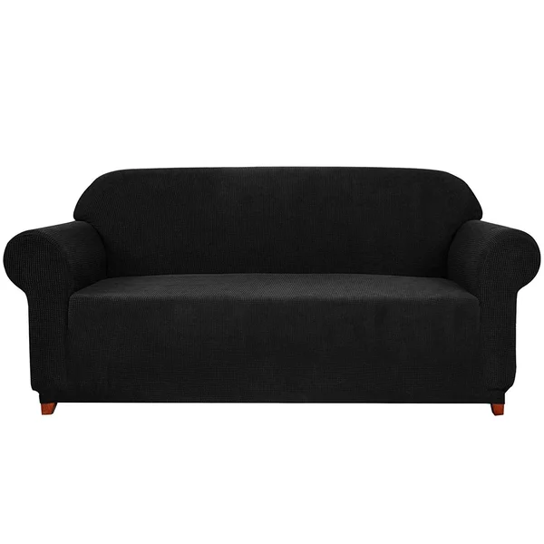Leroy Plaid Stretch Sofa Slipcover - Subrtex X-Large, Khaki Plaid