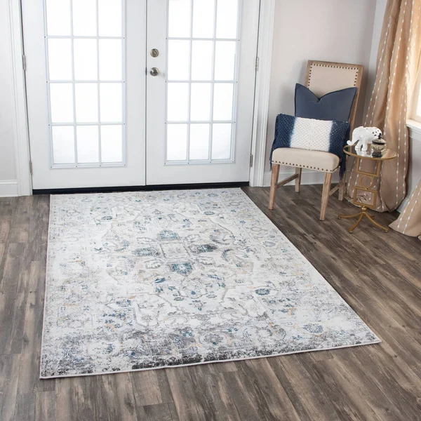 Alora Decor Lavish Neutral 7&10x22x9&10x22 Power-Loomed Rug- LVS104