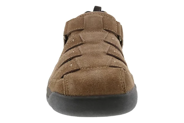 Drew Men's Dublin Fisherman Sandal, Size: 11.5, Olive Suede