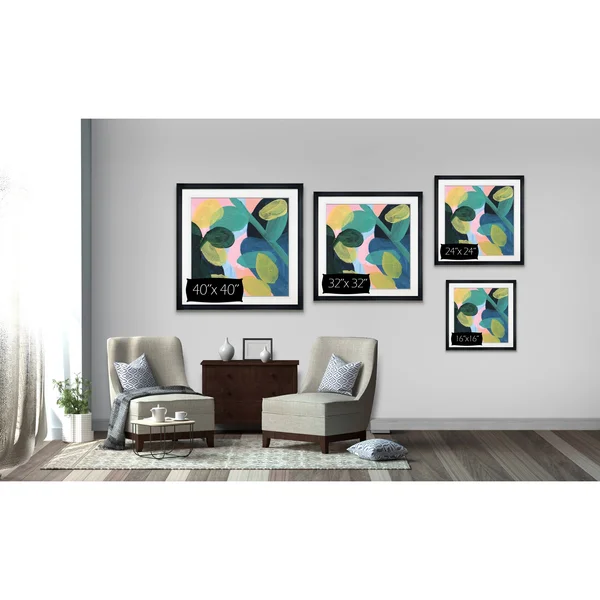 May Branches I -Framed Giclee Print - 22X22