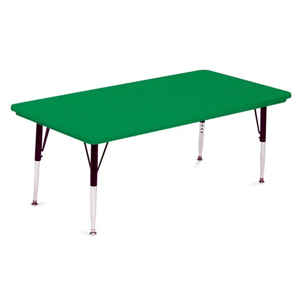 Correll, Inc. Rectangular Activity Table, Green