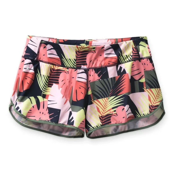 Smartwool Women's Merino Sport Lined Short - Sunset Coral Palm, XL