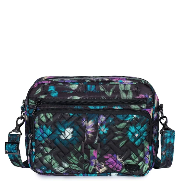 Lug Carousel XL Cross Body Bag - Bloom Black