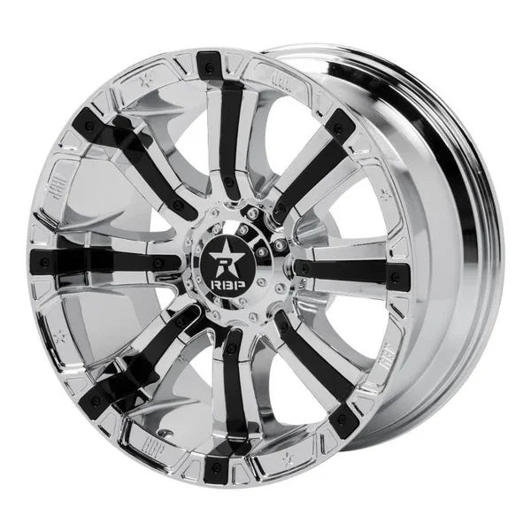 RBP 94R Chrome & Black Wheels in Chrome with Black Inserts