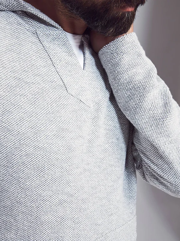 Faherty Brand Baja Beach Poncho in Backloop Jacquard