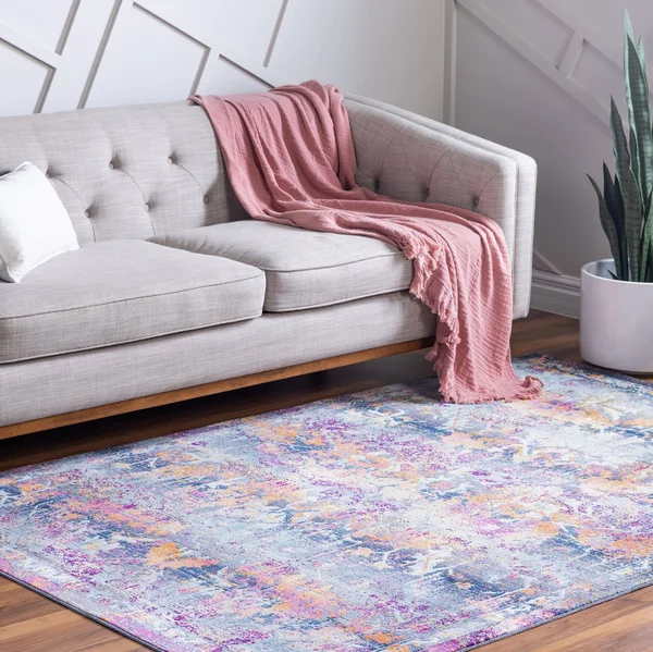 Budapest Red Vintage 8x10 Area Rug