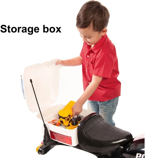 Kid Motorz Police Motorcycle 12-Volt Battery-Powered Ride-On