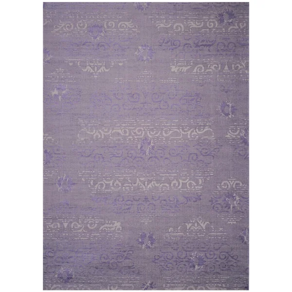 Safavieh Pal129-7973 Palazzo Purple, Light Grey Area Rug - 8& x 11&