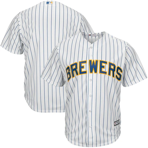 Majestic Milwaukee Brewers White Big & Tall Cool Base Team Jersey