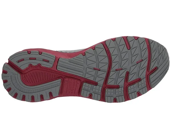 Brooks Men's Adrenaline GTS 20 - Grey - Silver - Red - 11.5 - D