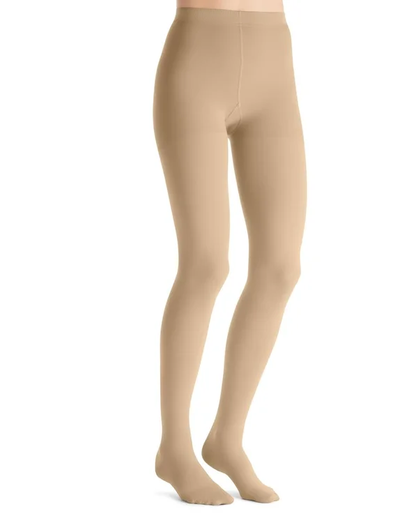 Jobst Opaque Closed Toe Moderate Support 15-20 mmHg Compression Pantyhose in Pine Green Size Medium
