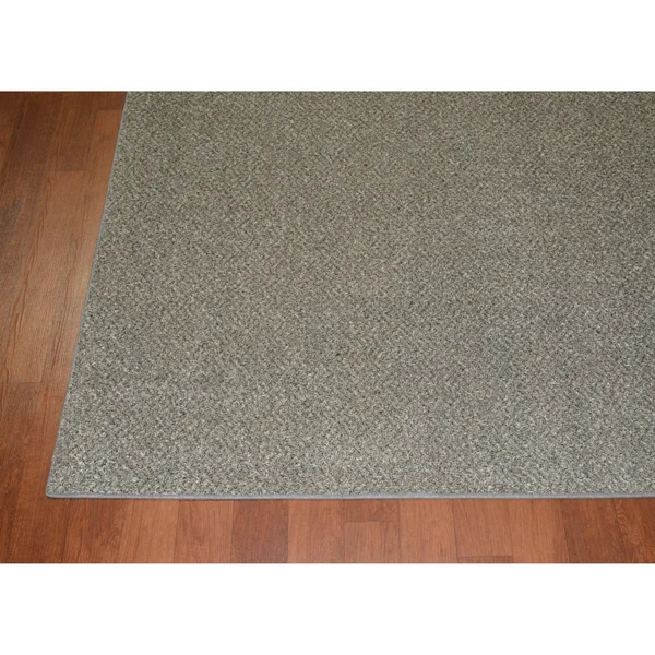 Porch & den Carrollon Bound Edge Area Rug - Ashen 8& x 8&