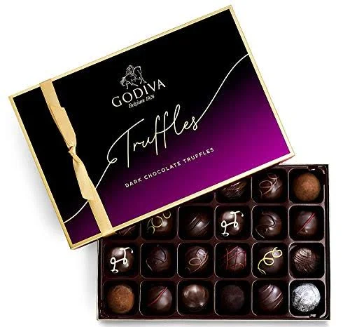 Godiva 24-Piece Dark Chocolate Truffles Gift Box