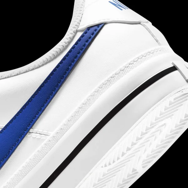 Nike Court Legacy Big Kids& Shoes in White - Size: 3.5Y, DA5380-101