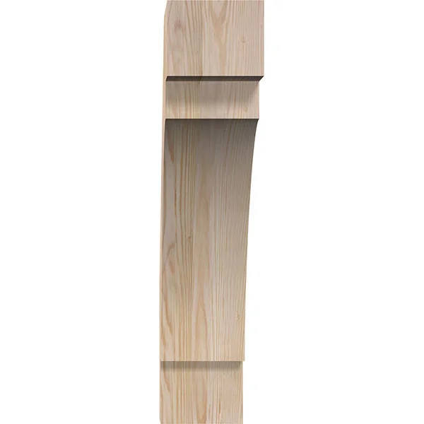 Ekena Millwork 5 1/2x22W x 26x22D x 26x22H Merced Smooth Brace, Douglas Fir