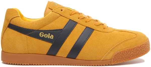 Gola Harrier Sun Navy Gum Mens Suede Trainers - 11 UK