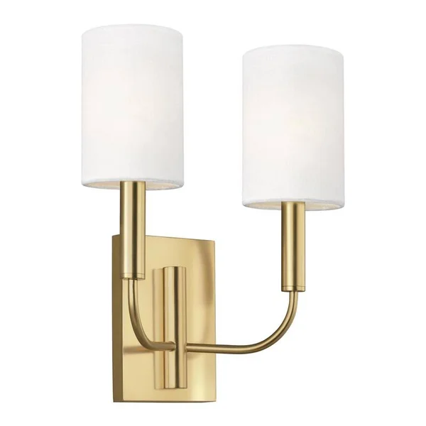 Brianna 1 Light Wall Sconce - Polished Nickel EW1001PN