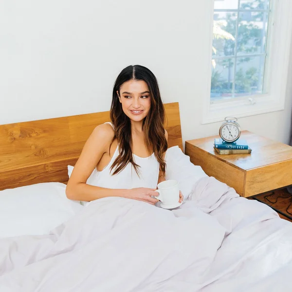 Weighted Blanket & Cover Bundle Sets Light Grey, Full, 12 lbs-Luna