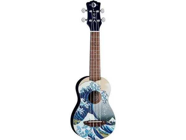 Luna Great Wave Soprano Ukulele