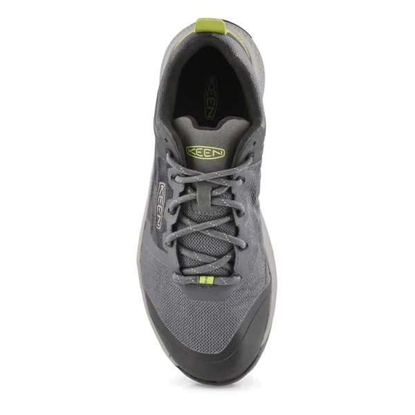 Keen Men's Explore Vent Shoe - 12 - Magnet - Chartreuse