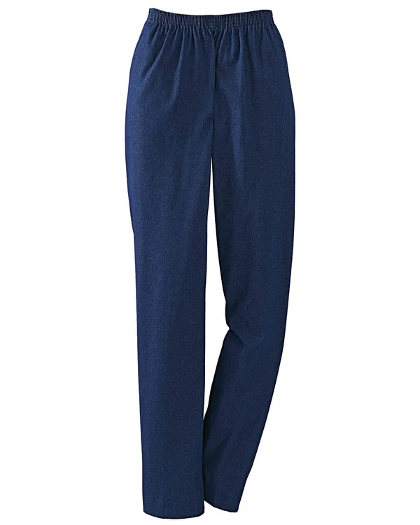 Alfred Dunner Pull-On Pants - Denim, 16