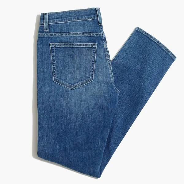 J.Crew Factory Mens Straight-Fit Jean in Signature Flex (Light Medium - Size 33x30)