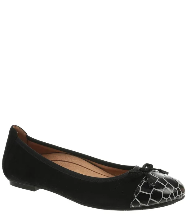 Women's Vionic Minna Ballet Flat - Black - Size 8.5