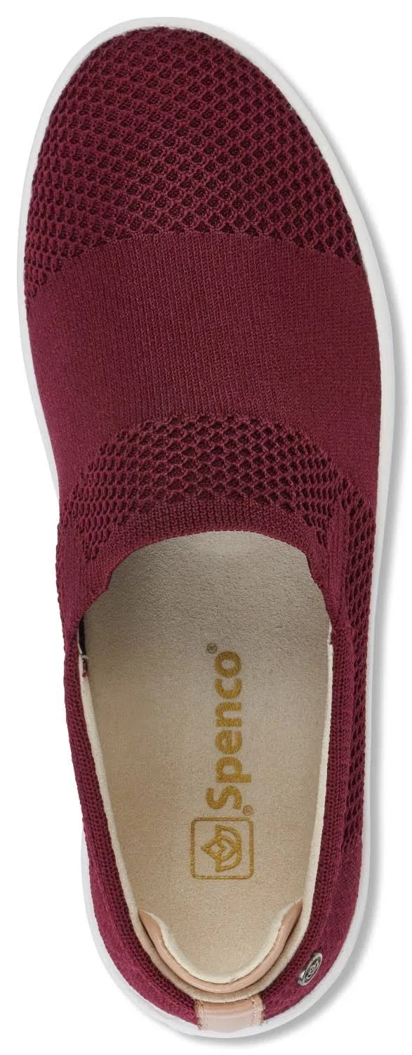 Spenco Bahama Slip-On Women's Casual Shoe Merlot - 9 Medium