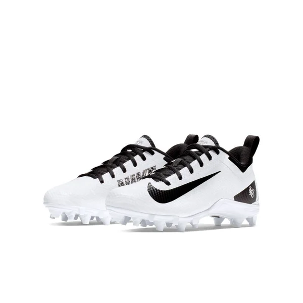 Nike Kids& Alpha Huarache 7 Varsity Lacrosse Cleats - White