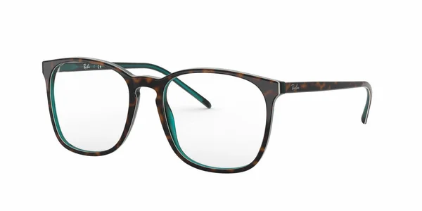 Ray Ban RX5387 Eyeglasses - 5974 Top Brown Oh Havana Green Tras