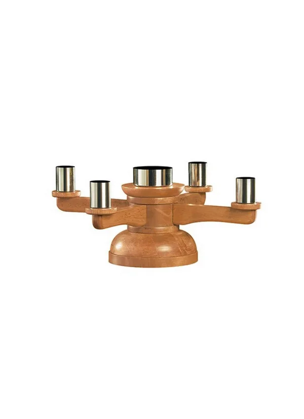 Robert Smith D3662 Tabletop Advent Wreath - M-Oak