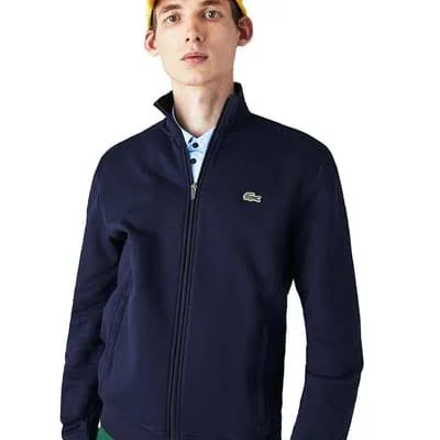 Lacoste Sport Full Zip Sweatshirt Navy Blue - Xs
