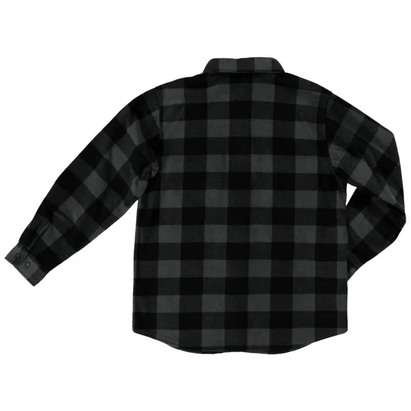 Tough Duck Buffalo Check Fleece Shirt (Color: Red Buffalo Check, Size: XL)
