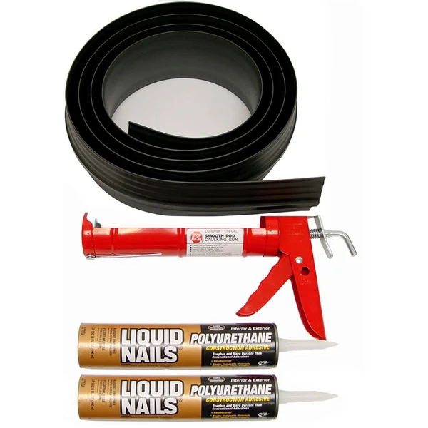 Tsunami Seal 16 ft. Black Garage Door Threshold Kit
