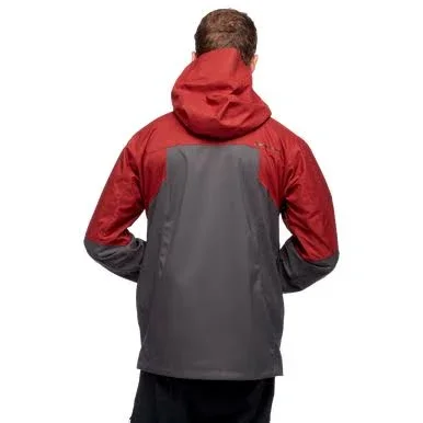 Black Diamond BoundaryLine Mapped Jacket - Men's Anthracite/Walnut - M