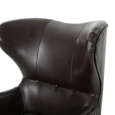 Noble House Wayne High Back Chair, Brown