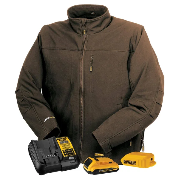 DeWalt DCHJ060ATD1 Heated Soft Shell Jacket Kit - Tobacco - M