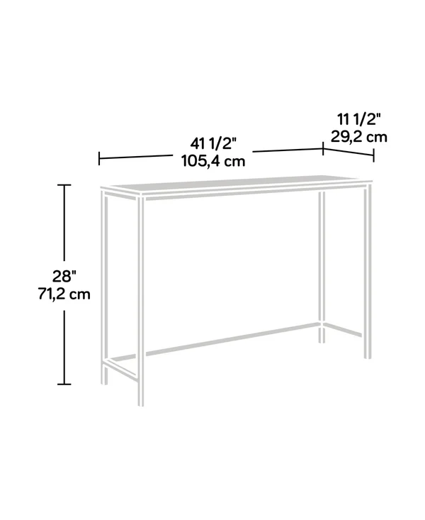 Sauder North Avenue Sofa Table - Metal/Wood