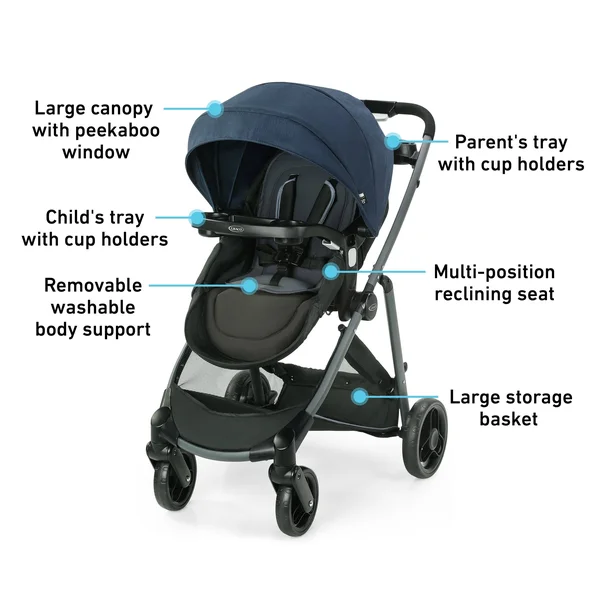 Graco - Modes Element LX Travel System - Lanier