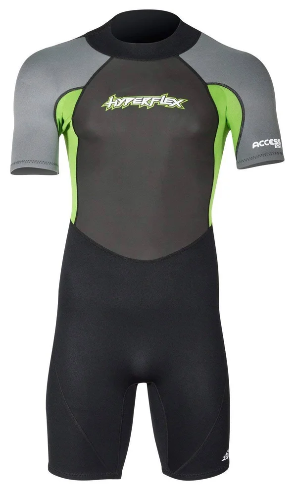 Hyperflex Men's Access 2.5mm Back Zip SPRING, Large, Green