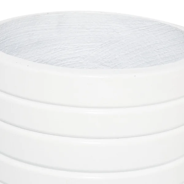 CosmoLiving by Cosmopolitan 14 in. x 10 in. White MgO Planter (Set of 3)