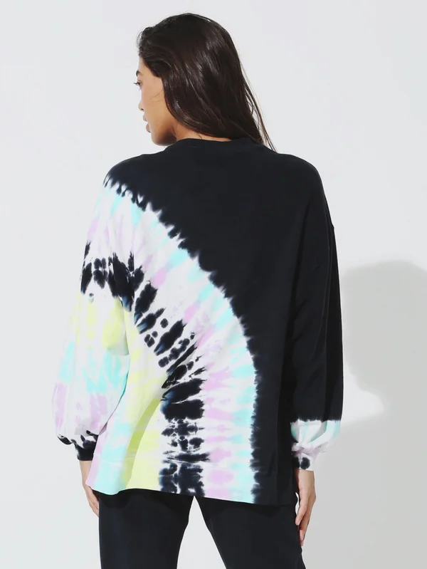 Electric & Rose Neil Sweatshirt - Onyx/Lavender/Glow - Xs Multicolour