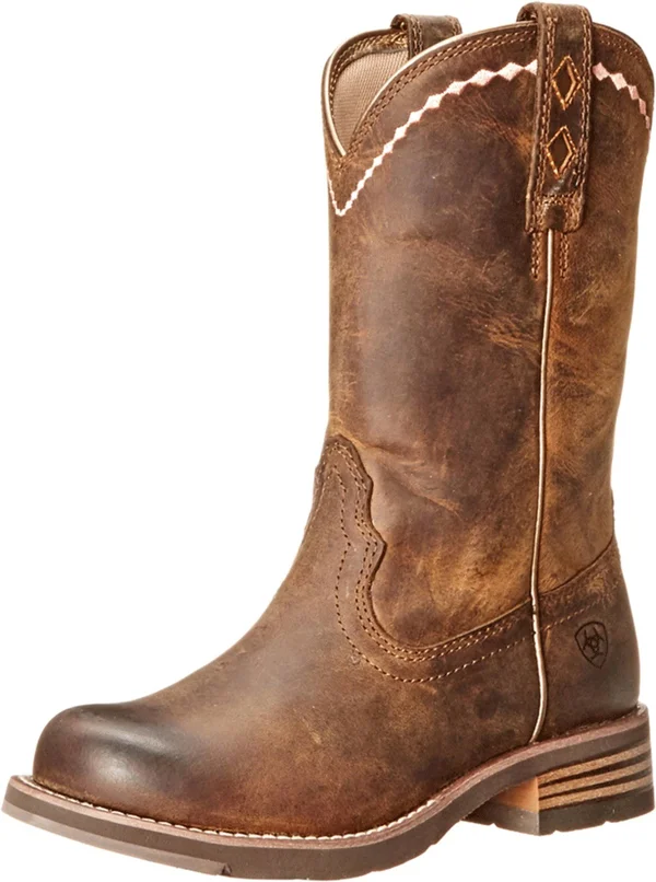Ariat Women's Unbridled Roper Boot Brown 7