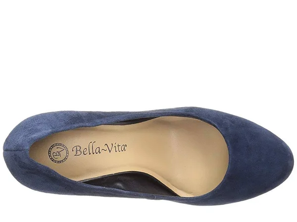 Bella Vita Women's Nara Pump - Size: 9, Navy Kid Suede