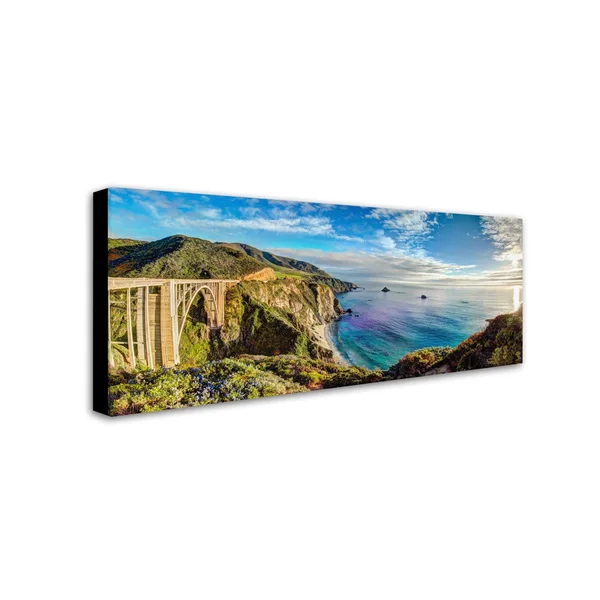 Trademark Fine Art David Ayash &Big Sur - Bixby Bridge - California-I& Canvas